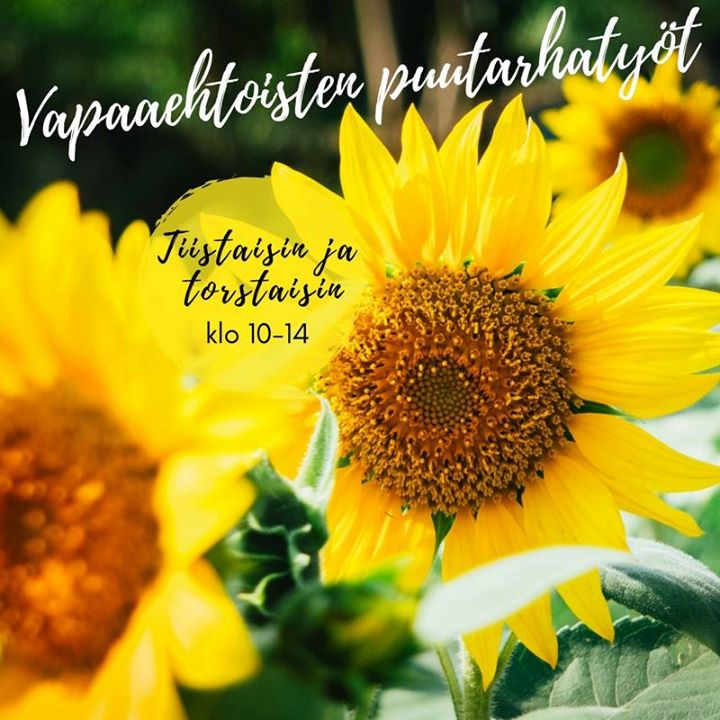 Vapaaehtoisten puutarhatyöt